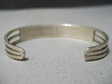 Dynamic Vintage Zuni Turquoise Native American Sterling Silver Bracelet Cuff-Nativo Arts