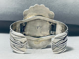One Of The Most Unique Vintage Native American Navajo Turquoise Sterling Silver Bracelet-Nativo Arts