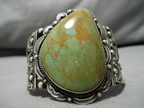 One Of The Best Native American Navajo Royston Turquoise Sterling Silver Bracelet-Nativo Arts