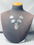 Most Unique Will Singer Vintage Native American Navajo Pottery Sterling Silver Necklace Old-Nativo Arts
