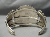 Incredible Native American Navajo Tears Of Joy Turquoise Sterling Silver Bracelet Cuff-Nativo Arts