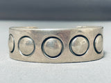 Authentic Orville Tsinnie Vintage Native American Navajo Sterling Silver Bracelet-Nativo Arts