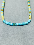 One of The Most Unique Vintage Santo Domingo Turquoise Heishi Necklace-Nativo Arts