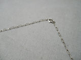 Native American Exceptional Vintage Navajo Turquoise Heishi Sterling Silver Necklace Old-Nativo Arts