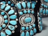 Authentic Native American Navajo Victor Moses Begay Turquoise Sterling Silver Concho Belt-Nativo Arts