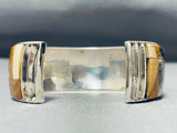The Most Intricate Native American Navajo Agate Inlay Sterling Silver Bracelet-Nativo Arts