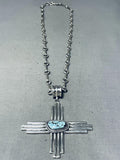 One Of Most Unique Vintage Native American Navajo Ben Begaye (d.) Sterling Silver Necklace-Nativo Arts