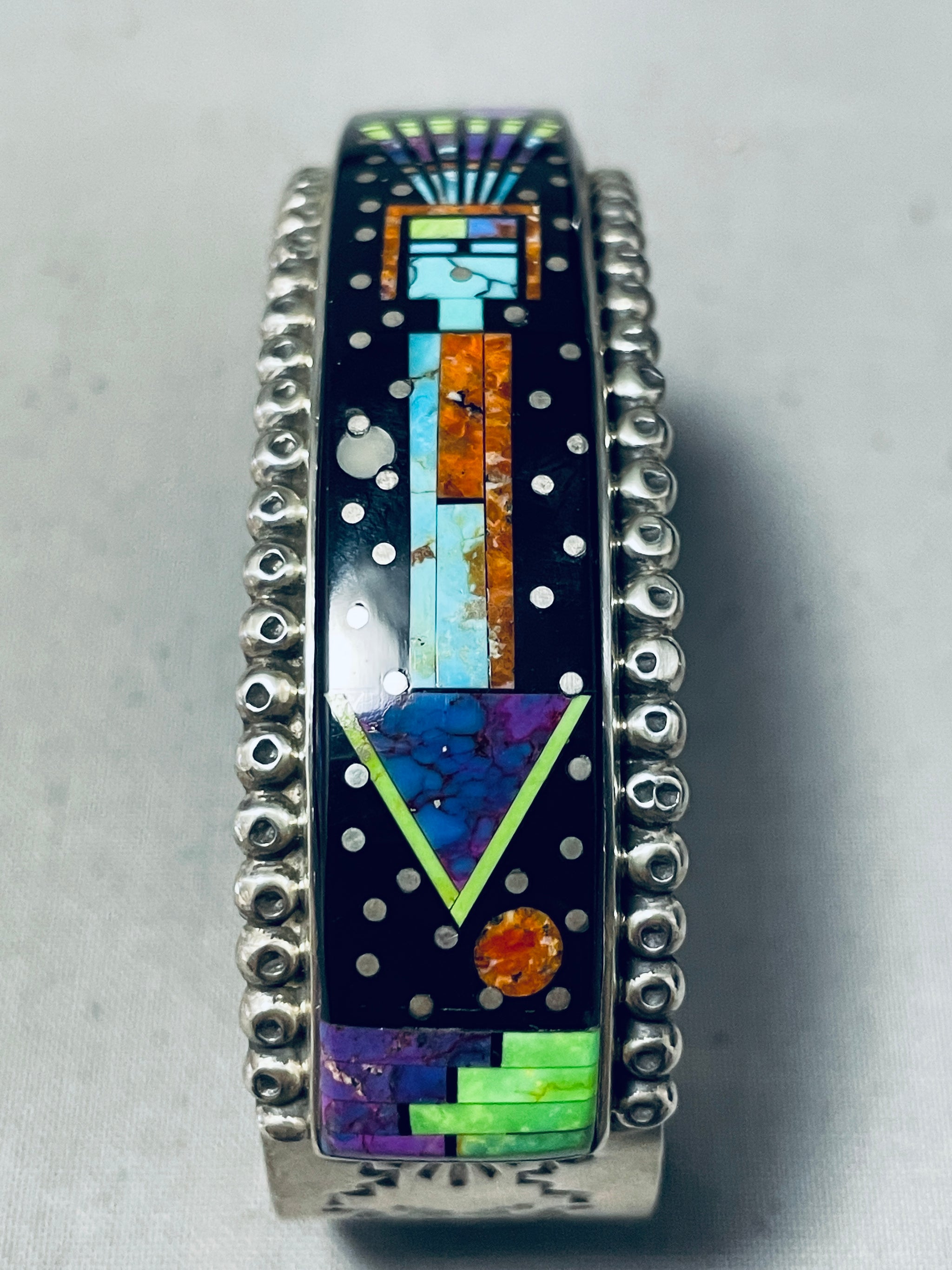 Sammy Smith Extreme Inlay Native American Navajo Turquoise