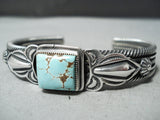 Important Vintage Native American Navajo Gary Reeves #8 Turquoise Sterling Silver Bracelet-Nativo Arts