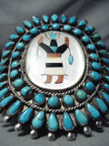 Important Vintage Native American Navajo Victor Moses Begay Turquoise Sterling Silver Bracelet-Nativo Arts