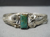 Incredible Vintage Native American Navajo Royston Turquoise Sterling Silver Bracelet-Nativo Arts