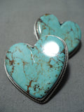 Fabulous Navajo Royston Turquoise Sterling Silver Earrings Native American-Nativo Arts