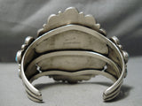 Important Vintage Native American Navajo Henry Roanhorse Turquoise Sterling Silver Bracelet-Nativo Arts