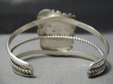 Astonishing Vintage Native American Navajo Kingman Turquoise Sterling Silver Bracelet Old-Nativo Arts
