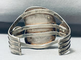 Important Cripple Creek Turquoise Vintage Native American Navajo Sterling Silver Bracelet-Nativo Arts