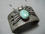 Native American Magnificent Vintage Navajo Turquoise Cluster Sterling Silver Bracelet-Nativo Arts