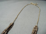 Native American Important Vintage Santo Domingo Turquoise Heishi Necklace-Nativo Arts