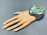 One Of The Best Ever Vintage Native American Navajo Royston Turquoise Sterling Silver Bracelet-Nativo Arts