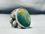 Exceptional San Felipe Royston Turquoise Sterling Silver Ring-Nativo Arts