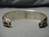Striking Vintage Navajo Manygoats Sterling Silver Native American Bracelet-Nativo Arts