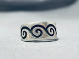 Authentic Vintage Native American Navajo Kenneth Begay Sterling Silver Ring-Nativo Arts