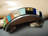 Important Vintage Native American Navajo Tommy Jackson Turquoise Sterling Silver Bracelet-Nativo Arts