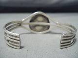 Amazing Vintage Native American Navajo Old Morenci Turquoise Sterling Silver Bracelet-Nativo Arts