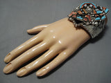 Important Vintage Native American Navajo Ben Begaye Turquoise Sterling Silver Inlay Bracelet-Nativo Arts
