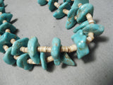 Magnificent Vintage Navajo Turquoise Necklace Old Native American-Nativo Arts