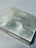 Very Important Kee Joe Benally Vintage Native American Navajo Sterling Silver Jewelry Box-Nativo Arts