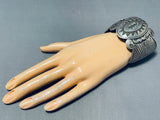 Astounding Vintage Native American Navajo Sterling Silver Bracelet-Nativo Arts