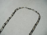 Important Vintage Native American Hopi Gary Elsie Yoyokie Sterling Silver Ram Necklace-Nativo Arts