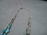 Amazing Vintage Navajo Native American Turquoise Necklace Old-Nativo Arts
