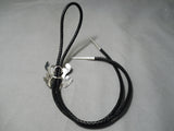 Elaborate Navajo Sterling Silver Bolo Native American-Nativo Arts