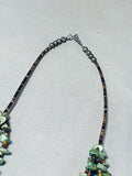 Phenomenal Vintage Native American Navajo 5 Strand Royston Turquoise Necklace-Nativo Arts
