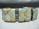 Newsworthy Vintage Navajo Turquoise Sterling Silver Bracelet Native American Old-Nativo Arts