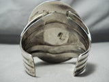 Colossal Museum Vintage Native American Navajo Red Mountain Turquoise Sterling Silver Bracelet-Nativo Arts