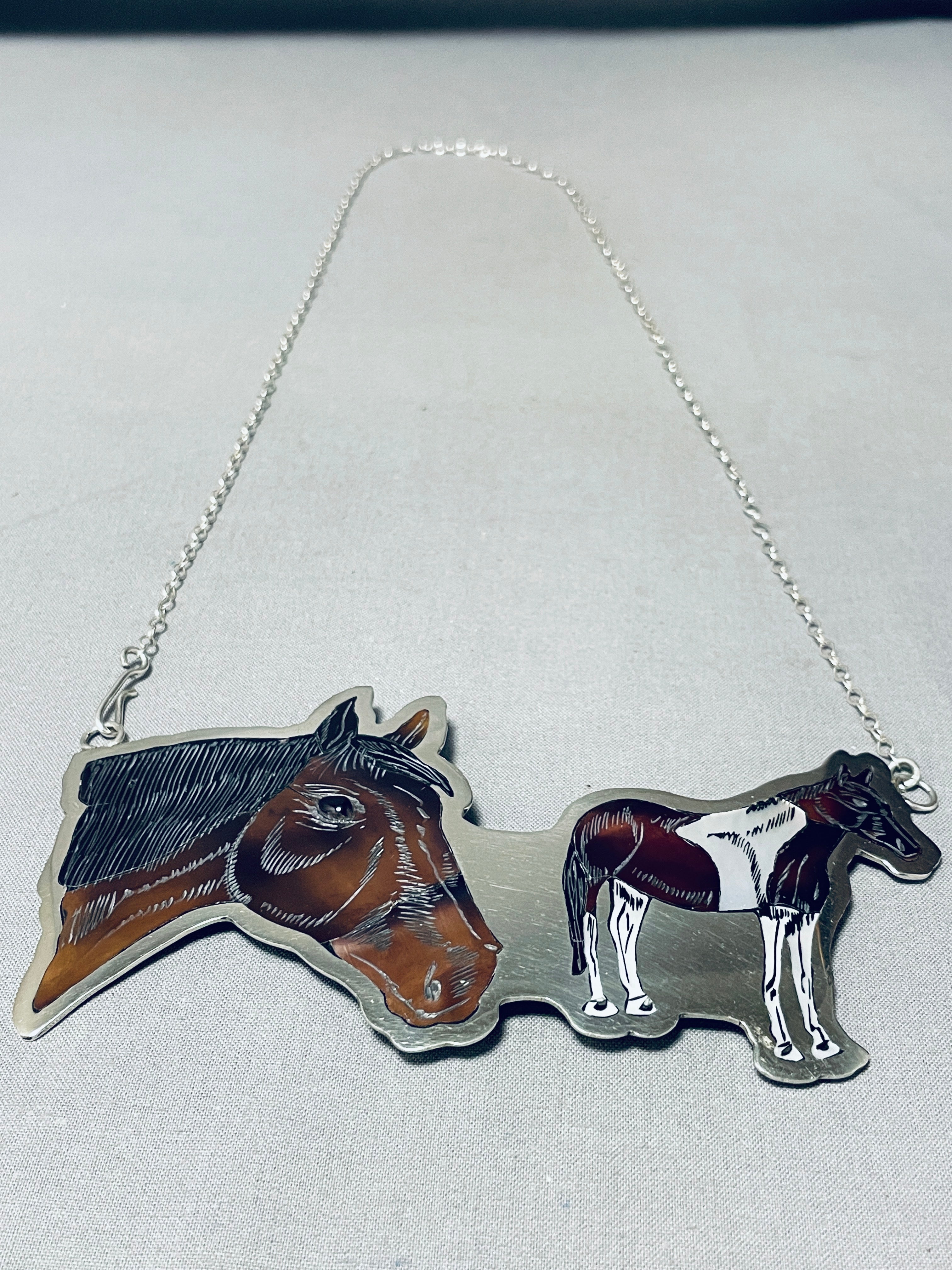 Silver Lunar Horse Necklace | Silvermoon