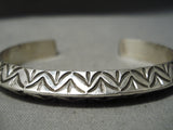 Amazing Native American Sterling Silver Bracelet Cuff-Nativo Arts