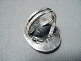 Spectacular Vintage Native American Navajo Royston Turquoise Sterling Silver Ring-Nativo Arts