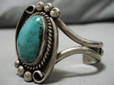 Tremendous Vintage Native American Navajo Royston Turquoise Sterling Silver Bracelet Cuff-Nativo Arts