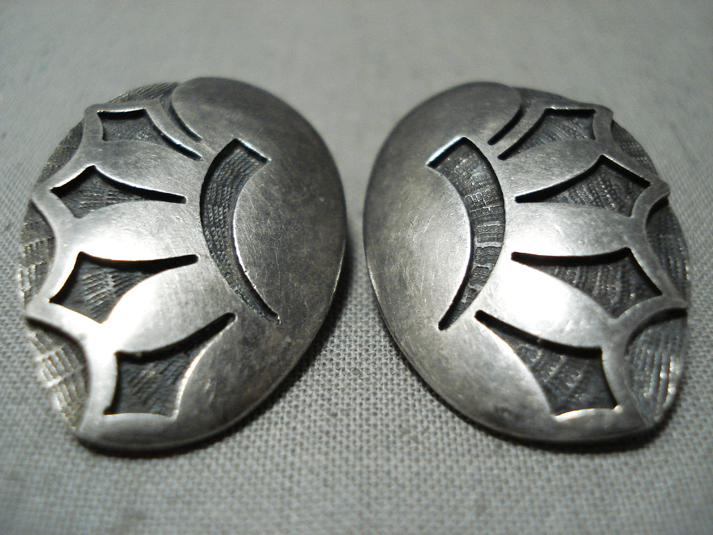 Important Bernard Dawahoya Vintage Native American Hopi Sterling