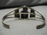 Detailed!! Vintage Native American Navajo Storyteller Sterling Silver Bracelet-Nativo Arts