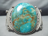 Museum Vintage Native American Navajo Royston Turquoise Sterling Silver Bracelet-Nativo Arts