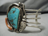 Impressive Vintage Native American Navajo Silver Garden Sterling Bracelet Cuff-Nativo Arts
