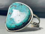 Massive Vintage Native American Navajo 8 Turquoise Sterling Silver Bracelet-Nativo Arts
