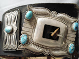 Largest Vintage Native American Navajo Turquoise Sterling Silver Concho Belt This Year-Nativo Arts