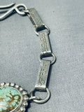 Native American Gorgeous Santo Domingo 8 Turquoise Sterling Silver Bracelet-Nativo Arts