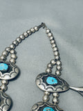 272 Gram Stellar Vintage Native American Navajo Sterling Silver Squash Blossom Necklace-Nativo Arts