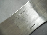 Important Sunny Reeves Native American Navajo Sterling Silver Thunderbird Bracelet-Nativo Arts